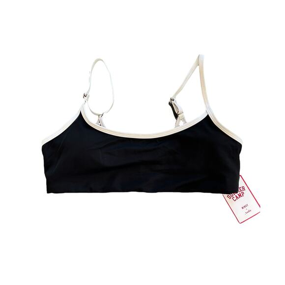 Andie Swim The Dolphin Bikini Top in Black S NWT - Picture 2 of 4